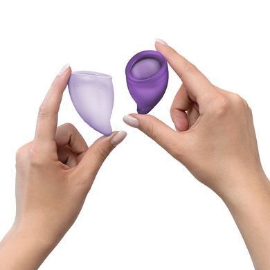 Набір менструальних чаш Fun Factory FUN CUP EXPLORE KIT, 2 шт, Multicolored Violet, об&rsquo;єми 20 та 30 мл SX3680 фото