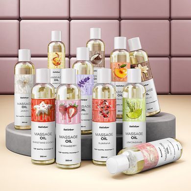 Розпродаж!!! Масажна олія Satisfyer Massage Oil Lavender 250 мл (термін 30.04.2027) SX2703-R фото