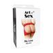 Сексуальна вінілова спідниця Art of Sex My Love червона S SX2345 фото 3